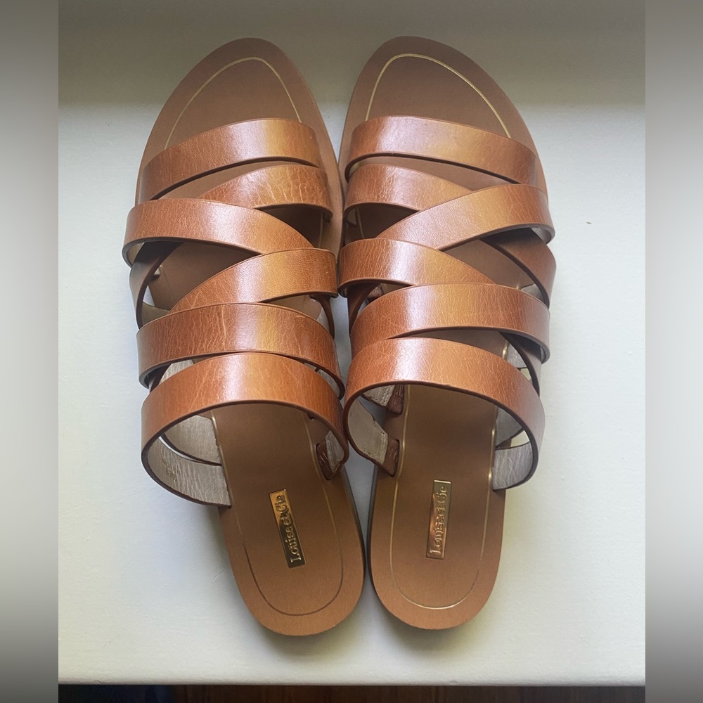 Strappy leather sandals